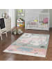 Pergamon Kinder Teppich Maui Kids Pink House in Rosa