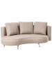Beliani 4-tlg Gartensofa PARORI in Beige