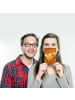 Mr. & Mrs. Panda Ansichtskarte Kaffee Gespenst Design mit Spruch in Weiß
