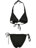 Urban Classics Urban Classics Damen Ladies Rib Babylock Triangle Bikini in black