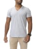 Akito Tanaka Akito Tanaka Basic T-Shirt V-Neck in grau