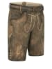 Stockerpoint Lederhose kurz Terence in Braun