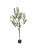 Beliani Kunstpflanze OLIVE TREE in Grün/Schwarz - (W) 63 x (H) 153 x (L) 63 cm