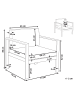 Beliani Sessel SALERNO in Grau - (W) 77 x (H) 80 x (L) 70 cm
