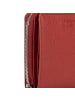 Jost Vika Geldbörse RFID Schutz Leder 10 cm in red