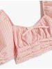 KOTON Bluse in Rosa Gestreift