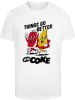 Merchcode T-Shirt "Things Go Better with Coke" in Weiß