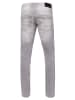 Rusty Neal Grey Used Jeans Hose "MELVIN" Slim Fit Cotton-Stretch in Grey Used