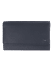 Golden Head Polo Geldbörse RFID Schutz Leder 17 cm marineblau