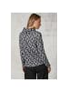 Cecil Langarmshirt in charcoal grey melange