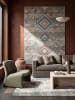 KADIMA DESIGN Teppich Outdoor Berber pflegeleicht Balkon Terrasse Outdoor Garten in Creme