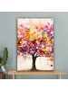 MuchoWow Leinwand bilder Farbiger Baum (BxH)