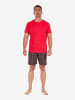 HOM Pyjama Short Sleepwear Westgate in red print