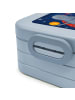 Mr. & Mrs. Panda Lunch Box Sternzeichen Zwilling Design ohne Spruch in Blau Pastell