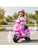 COSTWAY Kinder Motorrad Elektrisch 3-6 Jahren in Rosa