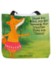 Mr. & Mrs. Panda Strandtasche Fuchs Ballerina Design mit Spruch in Weiß