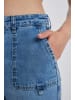 DeFacto Weite Jeans WIDELEG CARGO in Mittelblau