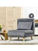 HOMCOM Schlafsessel in Grau 72L x 78B x 79H cm