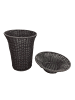 kobolo 2tlg. Set Aufbewahrungskorb DISPLAY25 in Braun