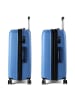 benzi 5808 4 Rollen Trolley 74 cm mit Dehnfalte in hellblau