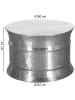 KADIMA DESIGN Couchtisch Rund | Oriental Style, Hammerschlag, Handgefertigt in Silber