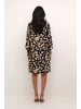 Kaffe Kleid KAbeathe Relaxed fit in Black/Sand Leo Print