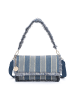KASSANDRA Umhängetasche in BLUE AND TAUPE