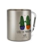 Mr. & Mrs. Panda Thermobecher Kaktus Liebe mit Spruch in Silber