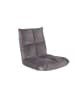 relaxdays Bodenstuhl in Grau - (B)50 x (H)58 x (T)55 cm