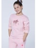 Polo Sylt Sweatshirt im floralem Logo-Design in Pink