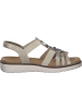 remonte Keilsandaletten in muschel/beige-gold