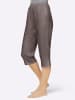 WITT WEIDEN Capri-Hosen in petrol + taupe