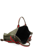 Gave Lux Handtasche, die sich in einen Rucksack umwandeln lässt in DARK GREEN AND GREEN