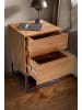 FineBuy Nachttisch "FB105063" in Braun /