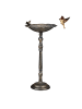relaxdays Wildvogeltränke in Bronze