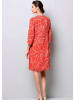 Alba Moda Kleid in grafischem Dessin in rot