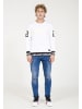 PLUS EIGHTEEN Herren Sweater in Weiss