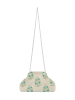 ebeeza Women Clutch in Beige Green