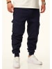 DAILY COTTON Jogginghose - als Cargohose - Lange Trainingshose Sweatpants in Navy