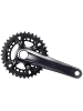 SHIMANO Kurbelgarnitur DEORE XT FC-M8120-B2 2x12-fach , 165 mm in schwarz
