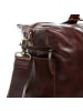 SID & VAIN Leder-Reisetasche echt Leder Weekender groß braun BRISTOL SIDE in braun