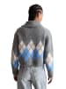 Marc O'Polo DENIM Jacquard-Cardigan cropped in Medium Grey