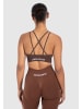 SMILODOX Sport BH Katrin in Dunkelbraun