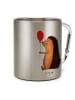 Mr. & Mrs. Panda Tasse Igel Luftballon ohne Spruch in Silber