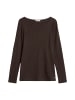 Marc O'Polo U-Boot-Longsleeve regular in Black Cherry