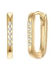 Yokoamii Ohrringe aus Messing mit Zirkonia in gelbgold