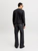 Jack & Jones Langarm-T-Shirt in Black