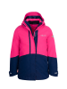 Trollkids 3in1 Mädchen Jacke "Skanden" in Marineblau/Magenta