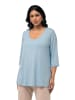 Ulla Popken Shirt in hellblau