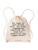 Mr. & Mrs. Panda Jutebeutel Wie lange es wohl... mit Spruch in Creme